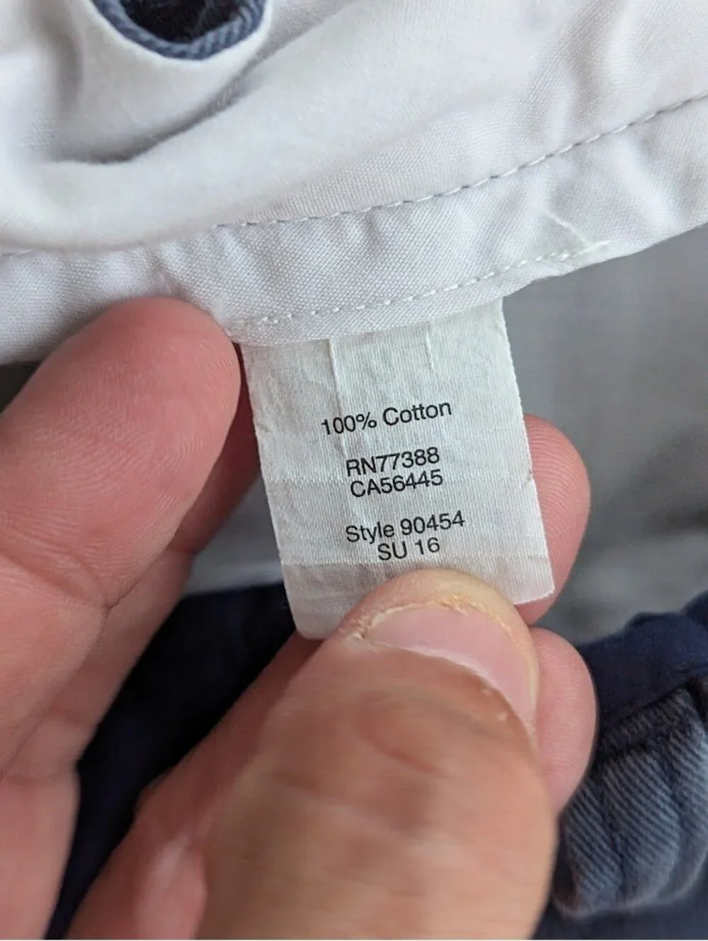 J.Crew Gramercy Mens 32x9 Navy Blue Cotton Chino Shorts Summer 2016 9